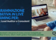 QMS Academy presenta la nuova programmazione formativa in live streaming, pensata per Manager, Lead Auditor e Consulenti: un folto assetto formativo, che abbraccio diverse e specifiche esigenze di formazione o aggiornamento professionale, strutturato e suddiviso in corsi di abilitazione, aggiornamento e formazione per Auditor e Lead Auditor.