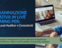 QMS Academy presenta la nuova programmazione formativa in live streaming, pensata per Manager, Lead Auditor e Consulenti: un folto assetto formativo, che abbraccio diverse e specifiche esigenze di formazione o aggiornamento professionale, strutturato e suddiviso in corsi di abilitazione, aggiornamento e formazione per Auditor e Lead Auditor.